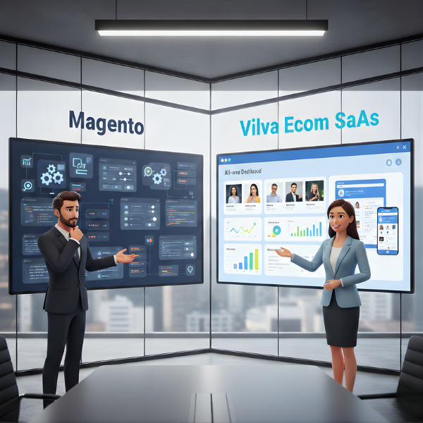 Vilva Ecom SaaS vs Magento: E-Commerce Showdown