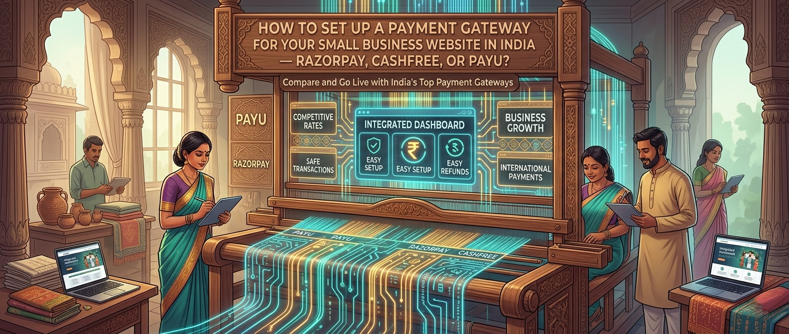 How to Set Up a Payment Gateway for Your Small Business Website in India — Razorpay, Cashfree, or PayU?