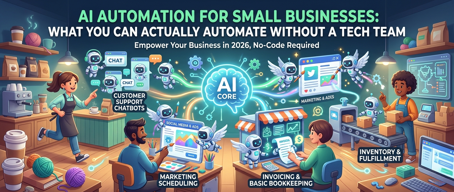 AI Automation for Small Businesses: What You Can Actually Automate Without a Tech Team