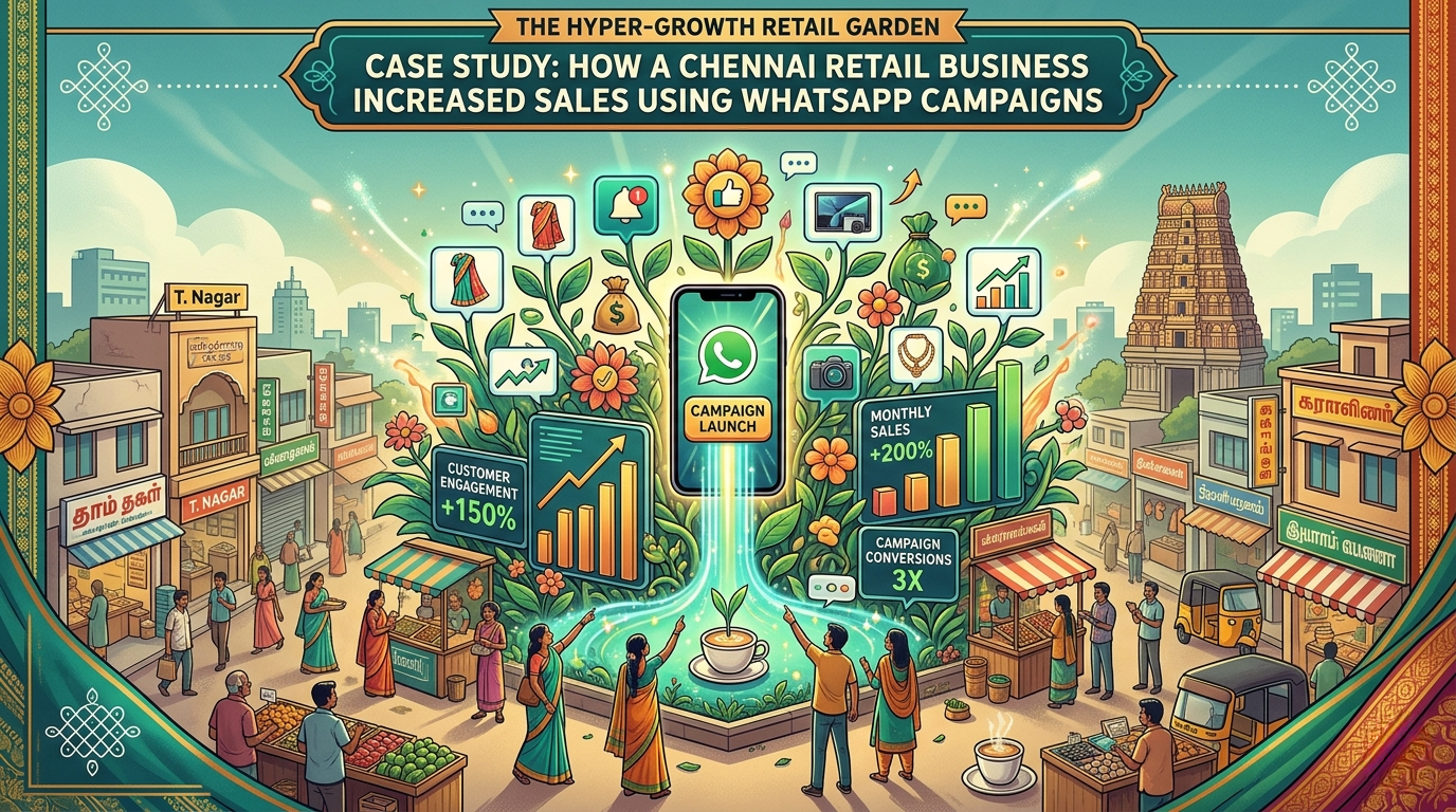 Case Study: How a Chennai Retail Business Increased Sales Using WhatsApp Campaigns