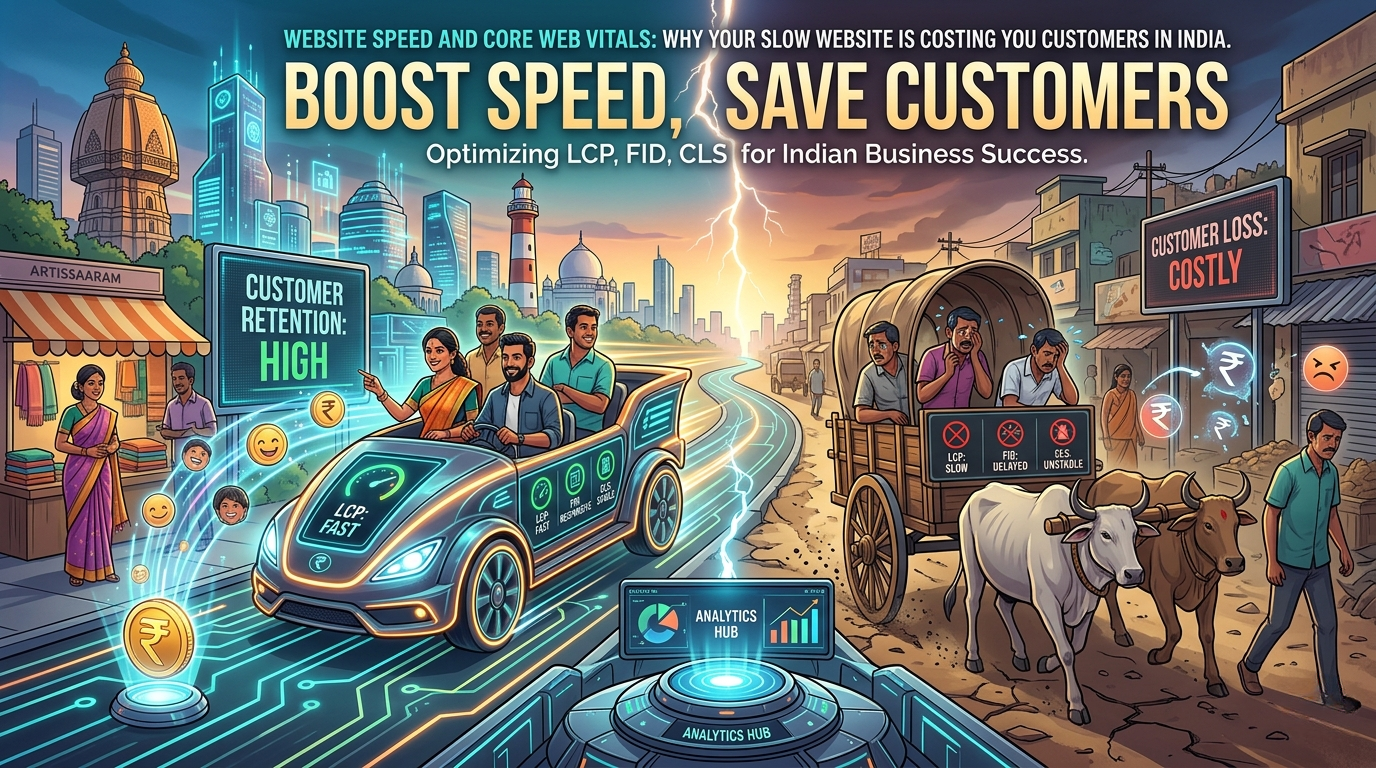 Website Speed and Core Web Vitals: Why Your Slow Website Is Costing You Customers in India