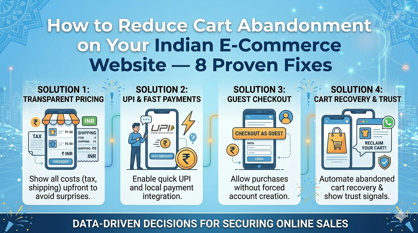 How to Reduce Cart Abandonment on Your Indian E-Commerce Website ā 8 Proven Fixes