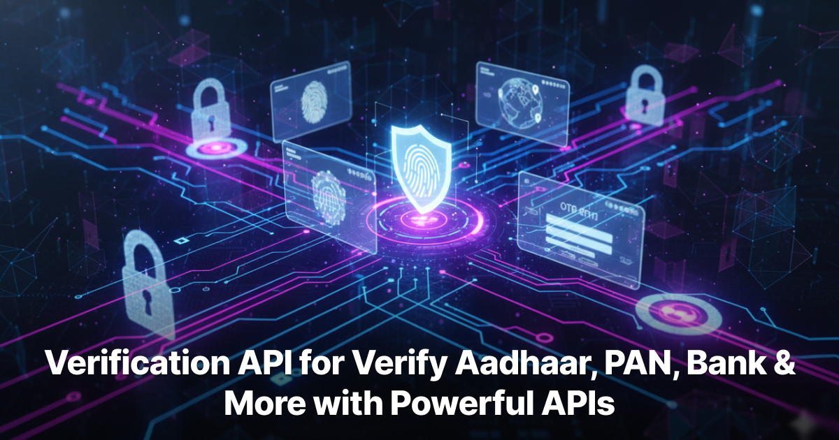 Vilva Verification API | PAN, Aadhaar & Bank KYC India